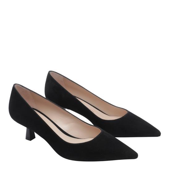 26FW 스튜어트 와이츠먼 플랫 슈즈 SO391 STUART SCULPT 50 SUEBLK BLACK - STUART WEITZMAN