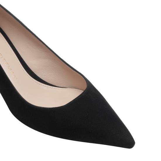 26FW 스튜어트 와이츠먼 플랫 슈즈 SO391 STUART SCULPT 50 SUEBLK BLACK - STUART WEITZMAN