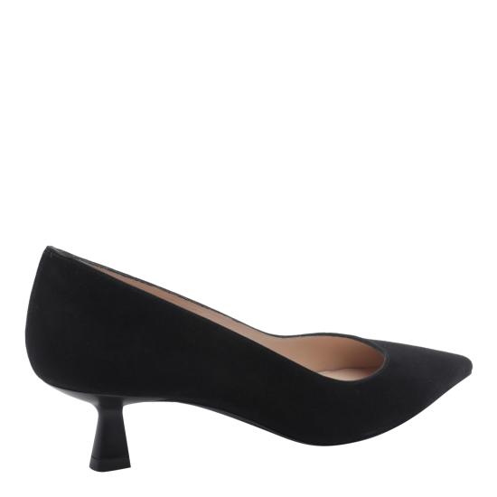 26FW 스튜어트 와이츠먼 플랫 슈즈 SO391 STUART SCULPT 50 SUEBLK BLACK - STUART WEITZMAN