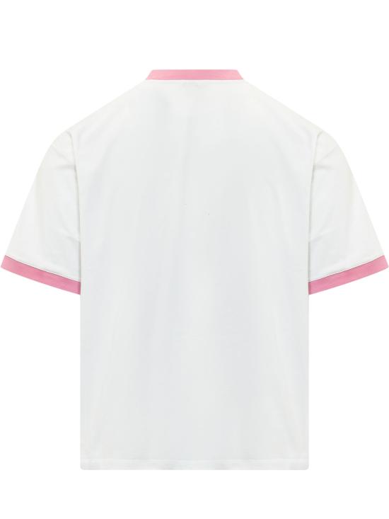 26FW 베르사체 반팔 티셔츠 10260961A18733 2W9J0 WHITE GUAVA - VERSACE