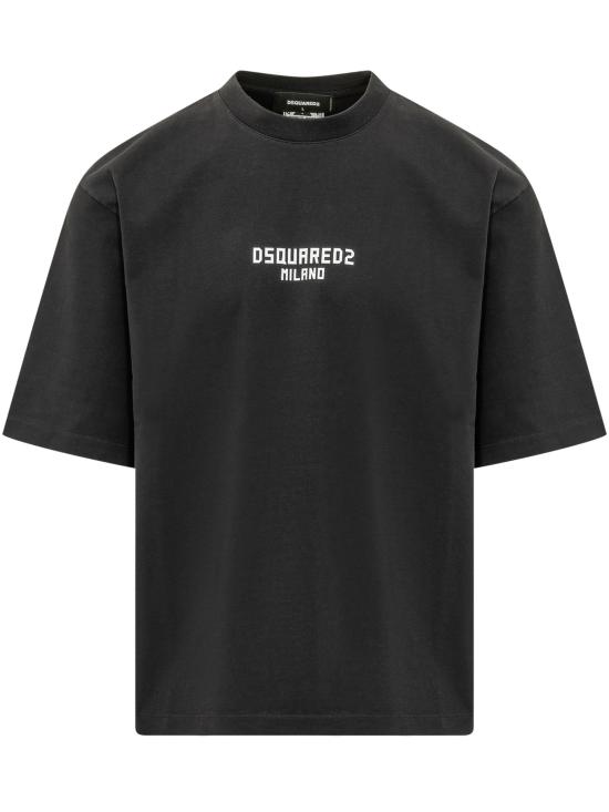 26FW 디스퀘어드2 반팔 티셔츠 S74GD1521D20106 900 BLACK