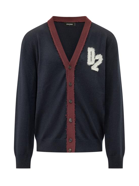 26FW 디스퀘어드2 가디건 S74HA1642D13235 961 NAVY BLUE