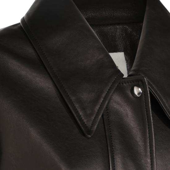 26FW 케이트 가죽 자켓 6166729 200 BLACK - KHAITE