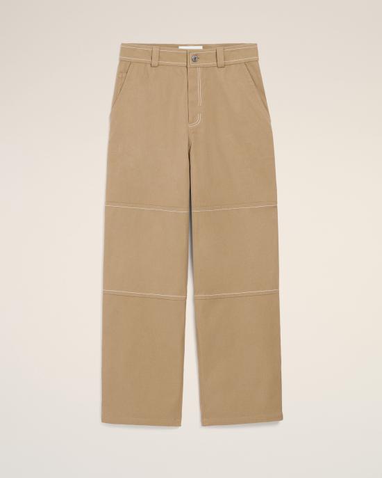26SS 아미 코튼 워커 트라우저 HTR864 CO0211 A036 BEIGE TAUPE DOM