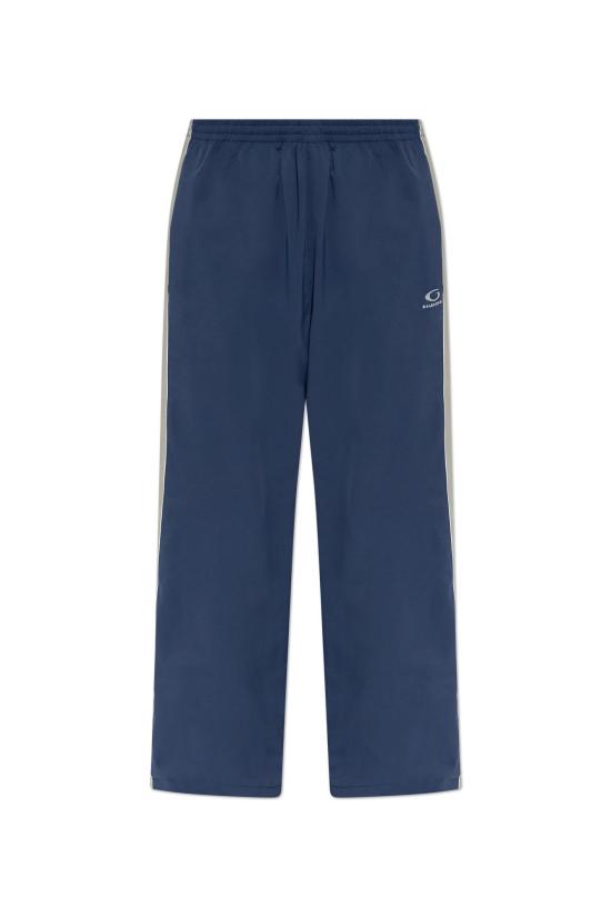26SS 발렌시아가 트레이닝/조거 팬츠 871298 TUO13 4140 MARINE BLUE DOM