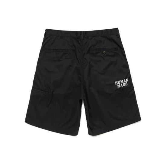 26SS 휴먼메이드 숏팬츠 HM31PT009 BLACK DOM - HUMANMADE