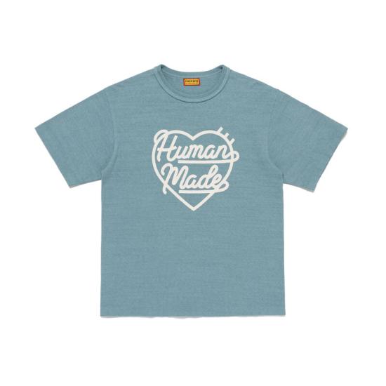 26SS 휴먼메이드 반팔 티셔츠 HM31CS045 BLUE DOM