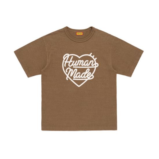 26SS 휴먼메이드 반팔 티셔츠 HM31CS045 OLIVE DRAB DOM