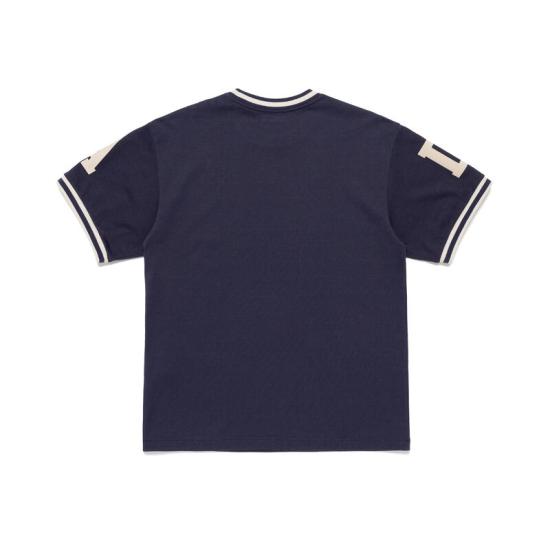 26SS 휴먼메이드 반팔 티셔츠 HM31CS007 NAVY DOM - HUMANMADE