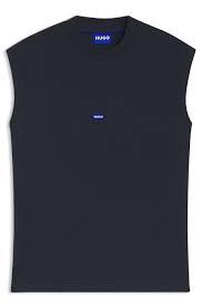 26SS 휴고보스 민소매 티셔츠 50509773405 BLU DOM