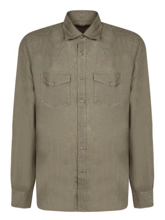 26SS 델 오글리오 셔츠 714ML 11297 032 Green