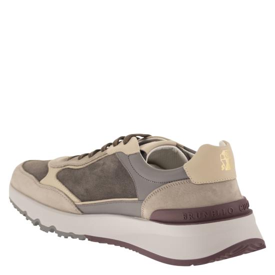 26FW 브루넬로 쿠치넬리 스니커즈 MZUSNEO355 GREY - BRUNELLO CUCINELLI