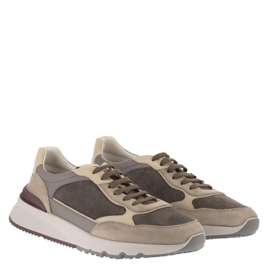 26FW 브루넬로 쿠치넬리 스니커즈 MZUSNEO355 GREY - BRUNELLO CUCINELLI