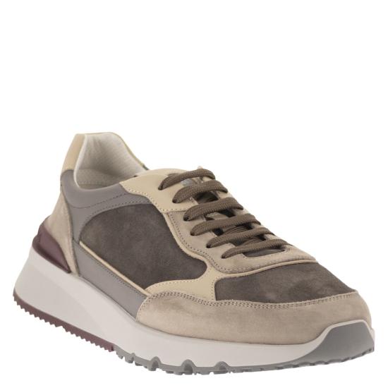 26FW 브루넬로 쿠치넬리 스니커즈 MZUSNEO355 GREY - BRUNELLO CUCINELLI