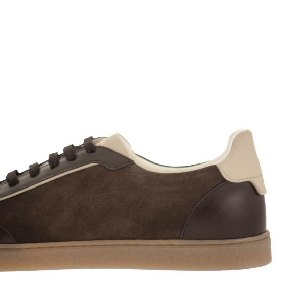 26FW 브루넬로 쿠치넬리 스니커즈 MZULDGJ336 DARK BROWN - BRUNELLO CUCINELLI