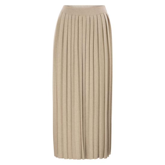 26FW 파비아나 필리피 롱 스커트 GND216F339 BEIGE