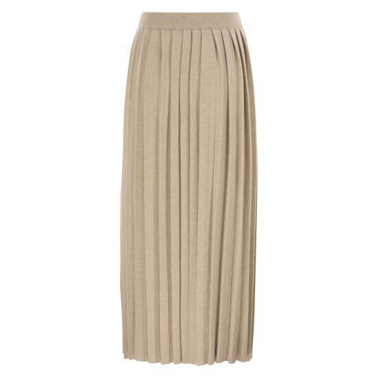 26FW 파비아나 필리피 롱 스커트 GND216F339 BEIGE - FABIANA FILIPPI