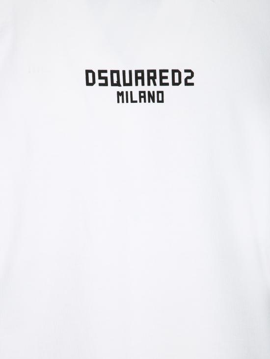 26SS 디스퀘어드2 탑 S74GD1521 D20106 100 White - DSQUARED2