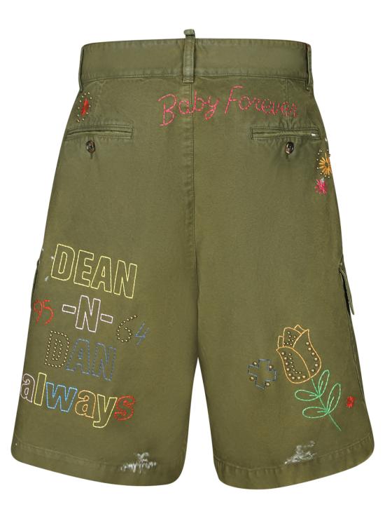 26SS 디스퀘어드2 숏팬츠 S71MU0904 D35106 693 Green - DSQUARED2