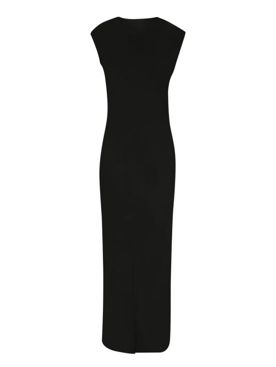26SS 노마카말리 롱 원피스 KK4253 PLT09 001 Black - NORMA KAMALI