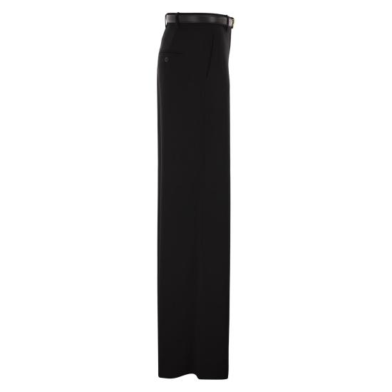 26FW 막스마라 스튜디오 스트레이트 팬츠 2626136045600 BLACK - MAX MARA STUDIO
