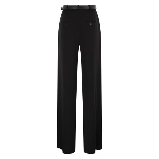 26FW 막스마라 스튜디오 스트레이트 팬츠 2626136045600 BLACK - MAX MARA STUDIO
