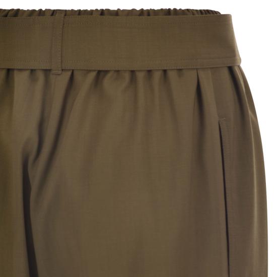 26FW 막스마라 트레이닝/조거 팬츠 2621136251600 KHAKI - MAX MARA