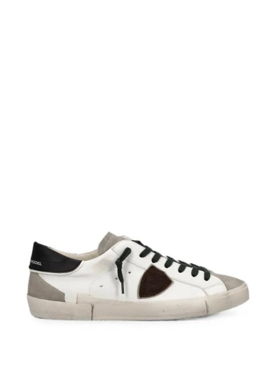 26FW 필립모델 스니커즈 PRLU WX55 WX55 VINTAGE MIX WHITE BLACK