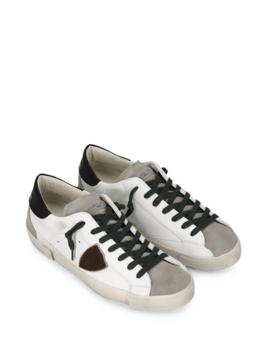26FW 필립모델 스니커즈 PRLU WX55 WX55 VINTAGE MIX WHITE BLACK - PHILIPPE MODEL