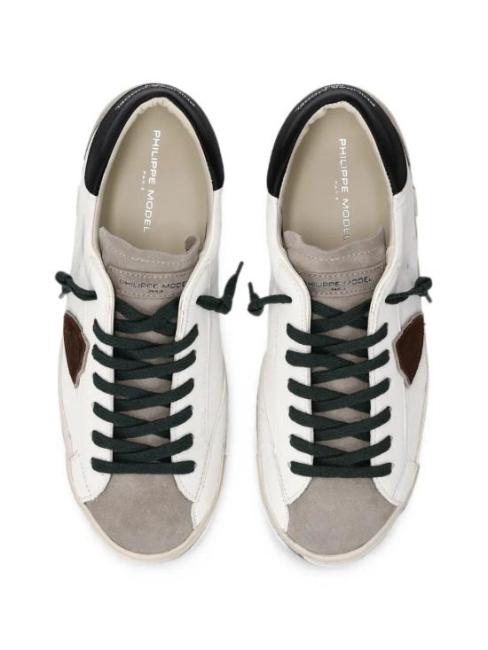 26FW 필립모델 스니커즈 PRLU WX55 WX55 VINTAGE MIX WHITE BLACK - PHILIPPE MODEL