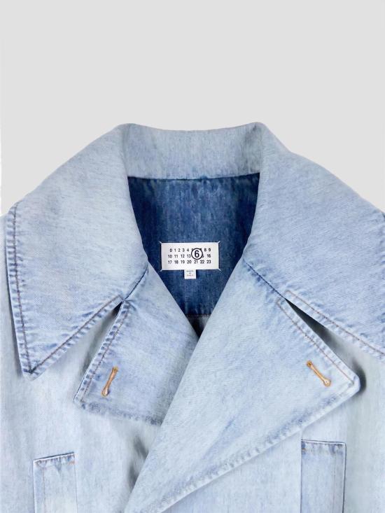 26SS MM6 메종마르지엘라 데님 자켓 S52AM0357M30055 962 LIGHT BLUE - MM6 MAISON MARGIELA
