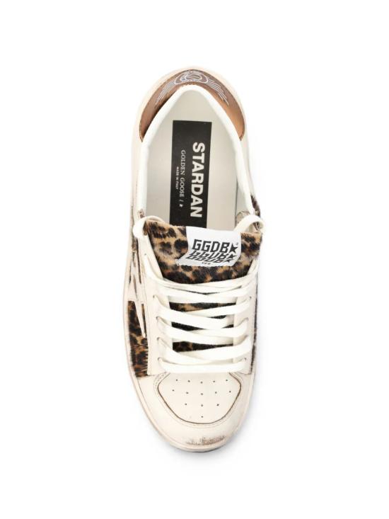 26FW 골든구스 스니커즈 GWF00333 F008491 81551 81551 BEIGE BROWN BLACK LEO WHITE - GOLDEN GOOSE