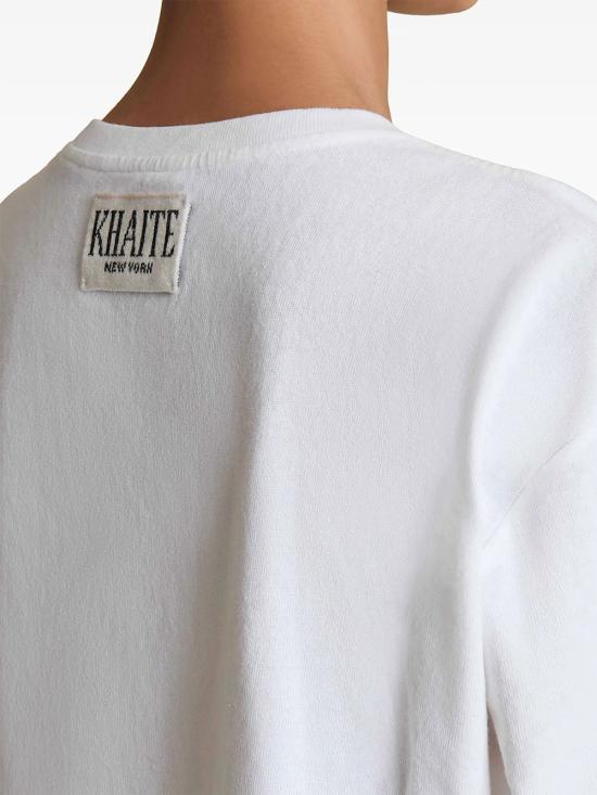 26FW 케이트 반팔 티셔츠 2196138 100 WHITE - KHAITE