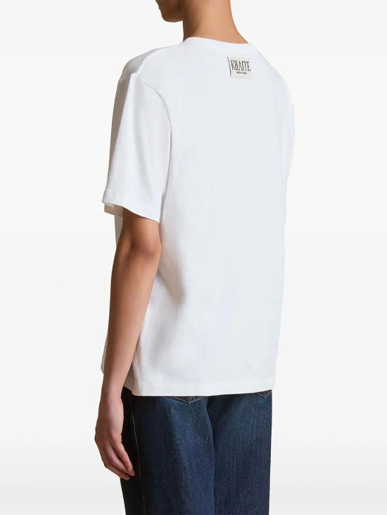 26FW 케이트 반팔 티셔츠 2196138 100 WHITE - KHAITE
