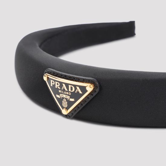 26FW 프라다 리나일론 헤드밴드 1IH080 2DMI F0632 NERO 1 - PRADA