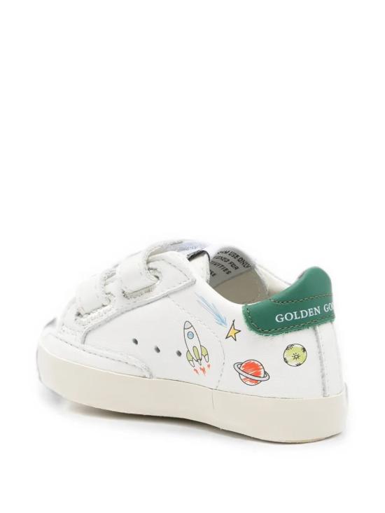 26FW [키즈] 골든구스 스니커즈 GIF00166 F008654 10802 10802 WHITE ICE GREEN - GOLDEN GOOSE