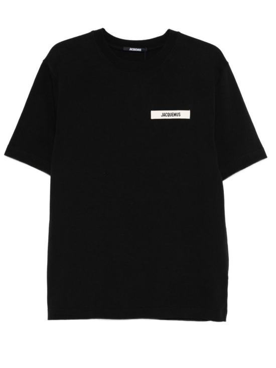 26FW 자크뮈스 그로그랭 로고 티셔츠 TSM00133AJ00226 990 Black