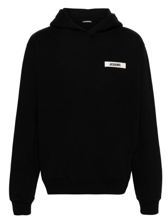 26FW 자크뮈스 그로그랭 후드 티셔츠 HOM00247AJ00126 990 Black