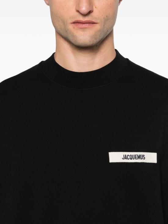 26FW 자크뮈스 그로그랭 스웨트 셔츠 SSM00206AJ00126 990 Black - JACQUEMUS