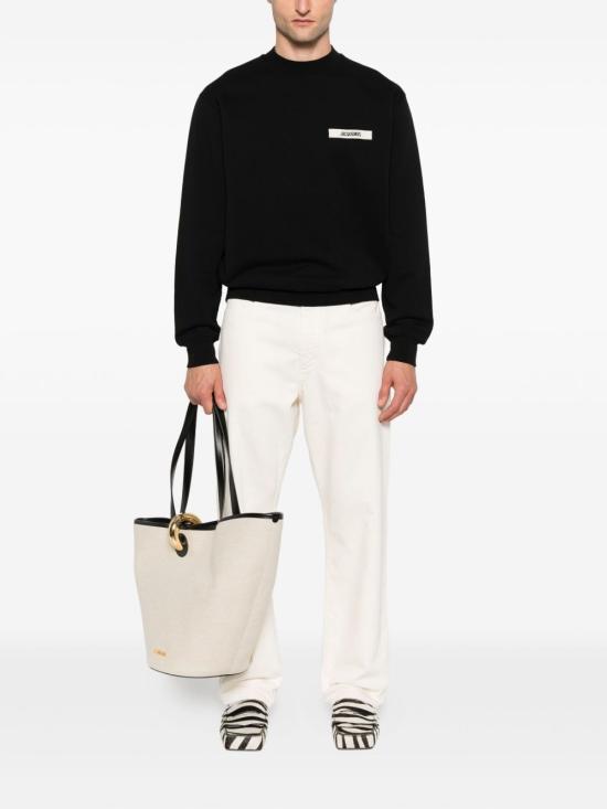 26FW 자크뮈스 그로그랭 스웨트 셔츠 SSM00206AJ00126 990 Black - JACQUEMUS