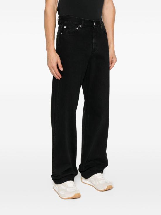 26FW 자크뮈스 스트레이트 데님 팬츠 PAM00028AD00039 990 Black - JACQUEMUS
