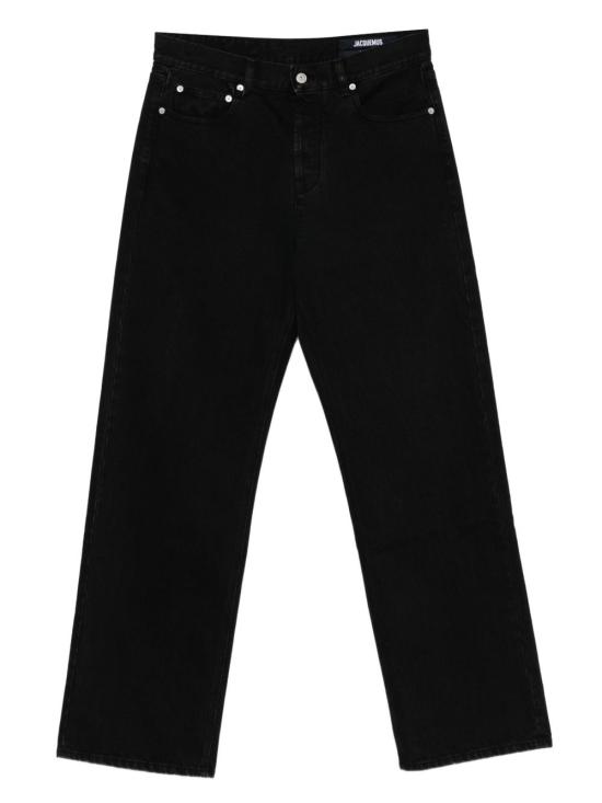 26FW 자크뮈스 스트레이트 데님 팬츠 PAM00028AD00039 990 Black