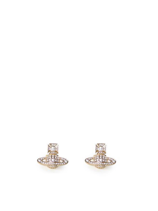 26FW 비비안웨스트우드 이어링 6201033A 02R102R102 GOLD WHITE CZ