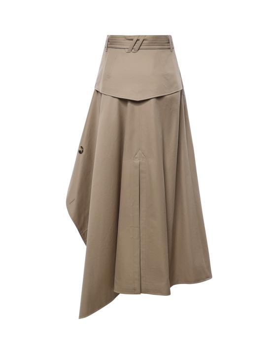 26FW 버버리 롱 스커트 8127157 C5956 SALTMARSH BEIGE - BURBERRY