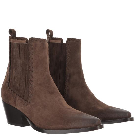 26SS 사르토르 부츠 SR490404VELOURMUSTANG Brown - SARTORE