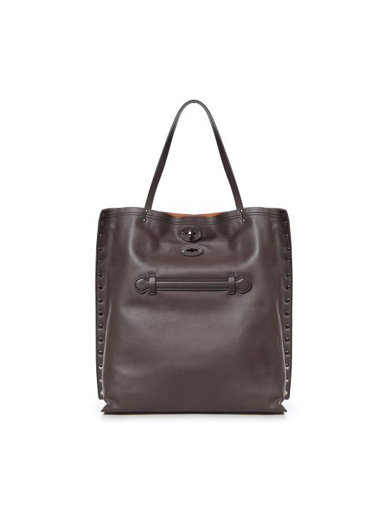 26FW 자넬라토 토트백 068790 1910000Z0137 BROWN MARENGO