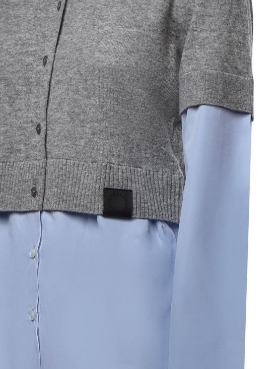 26FW 스텔라 맥카트니 스웨터 6K1237 3S26581262 GREY BLUE - STELLA MCCARTNEY