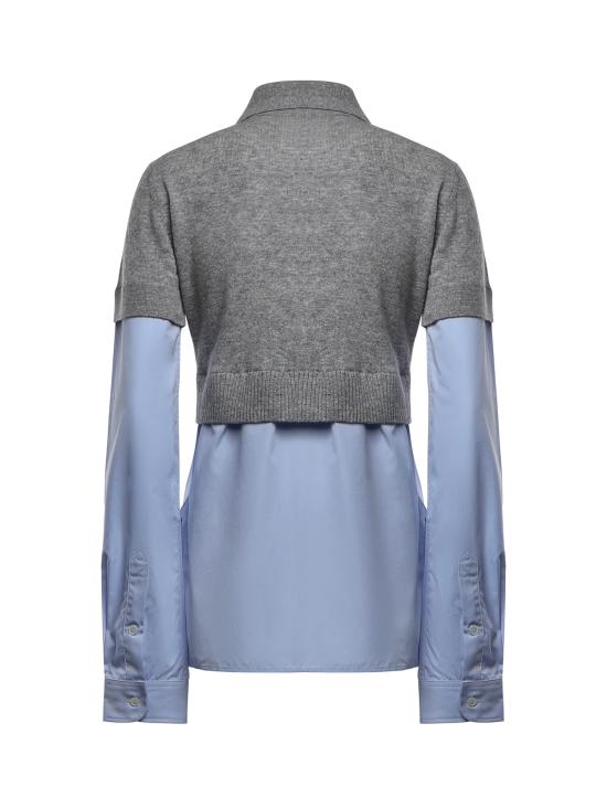 26FW 스텔라 맥카트니 스웨터 6K1237 3S26581262 GREY BLUE - STELLA MCCARTNEY