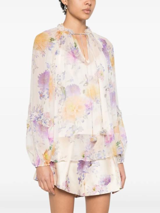 26SS 짐머만 블라우스 7921TS261CRDA MULTICOLOR - ZIMMERMANN