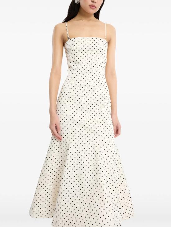 26FW 로테이트 바이 크리스텐슨 롱 원피스 116524803 BIANCO - ROTATE BY BIRGERCHRISTENSEN